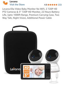 Levana Ella Video Baby Monitor No WiFi.