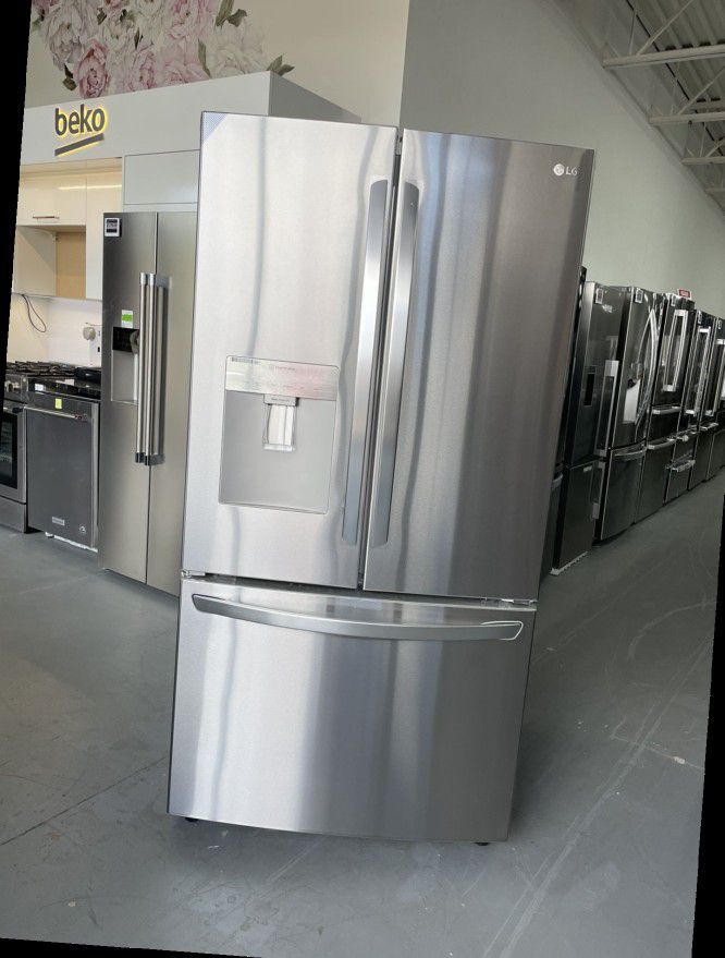 BRAND NEW LG 29 Cu. Ft. PrintProof Stainless Steel 3-Door French Door Refrigerator - LRFWSS 89