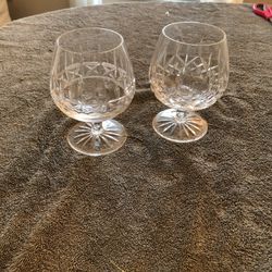 Antique Waterford Crystal Brandy Glasses 