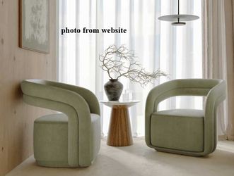 Gorgeous chairs, set of 2 for living room or bedroom