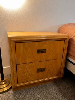 Solid Wood Nightstand