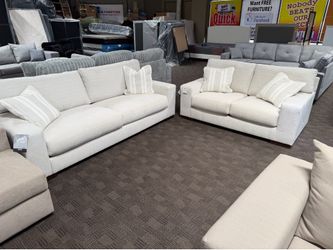Light cream new deep sofa set