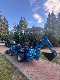2022 LS MT125 Tractor with Backhoe
