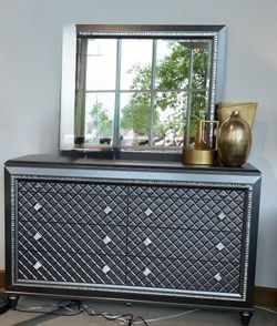 Dresser with mirror