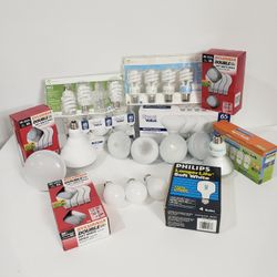 Massive Lot Of Light Bulbs All Work