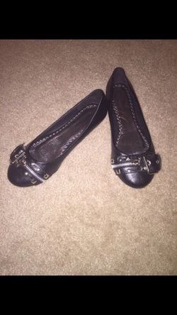 Black Flat shoes size 7.5 new $13