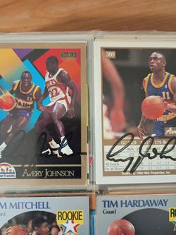 Autographed Avery Johnson Cards 