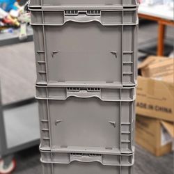 Straight Wall Stackable Containers