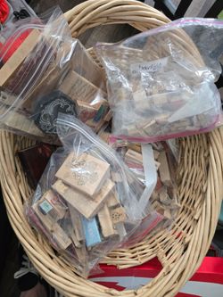 Big Rubber Stamp Lot