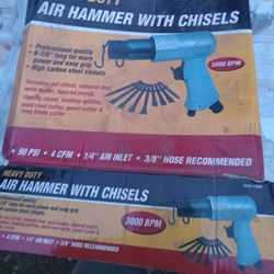 Air Hammer With Chizels