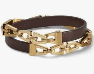 Bulova Men's Classic Double Wrap Bracelet