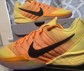 Nike Sneakers Orange Yellow men's size 9.5