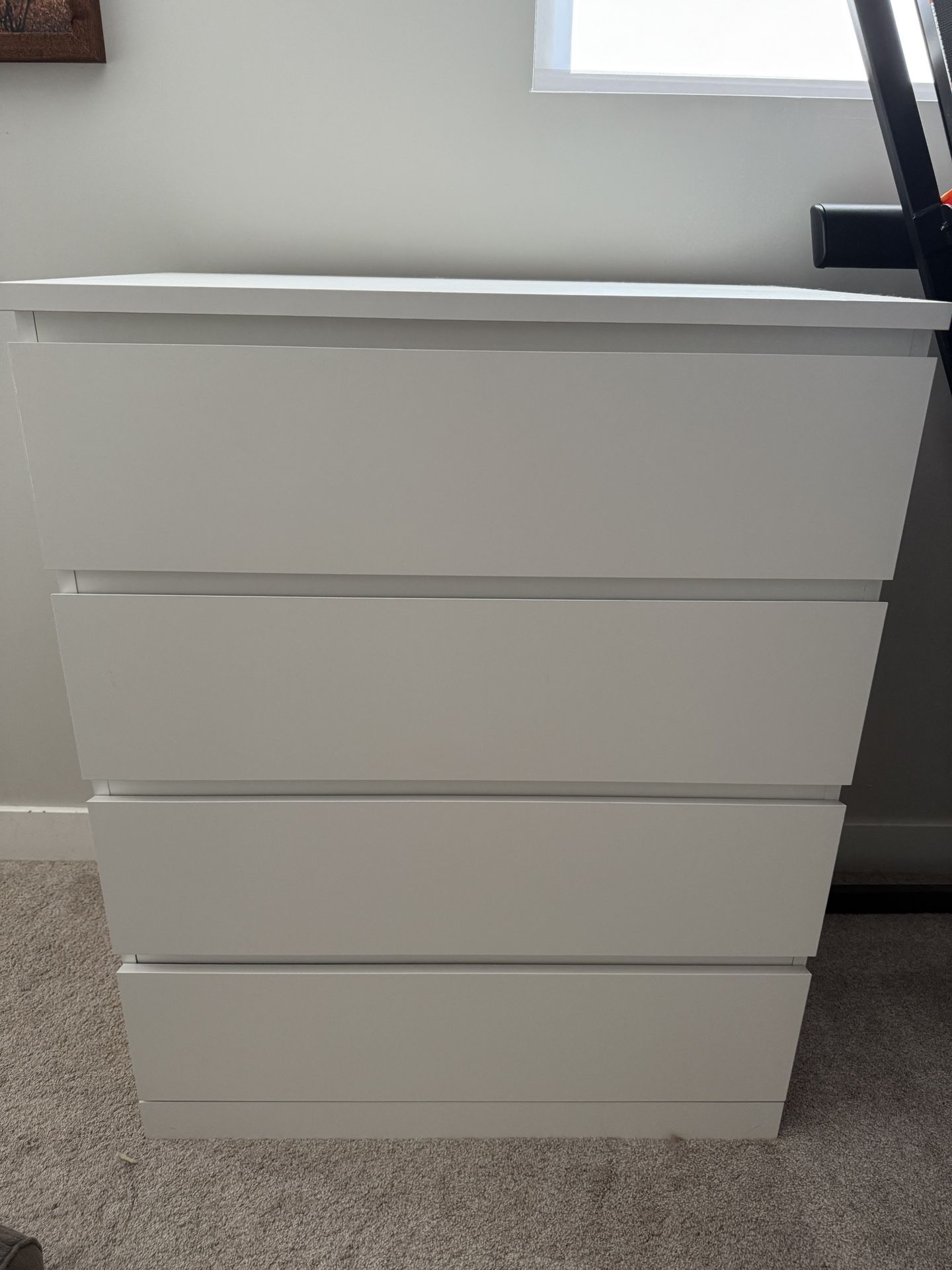IKEA 4-Drawer Dresser In White