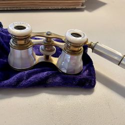 Antique Mother Of Pearl / Opera Glasses