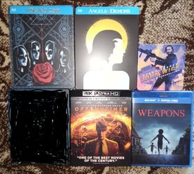 Steelbook, Blu-ray and DVD's