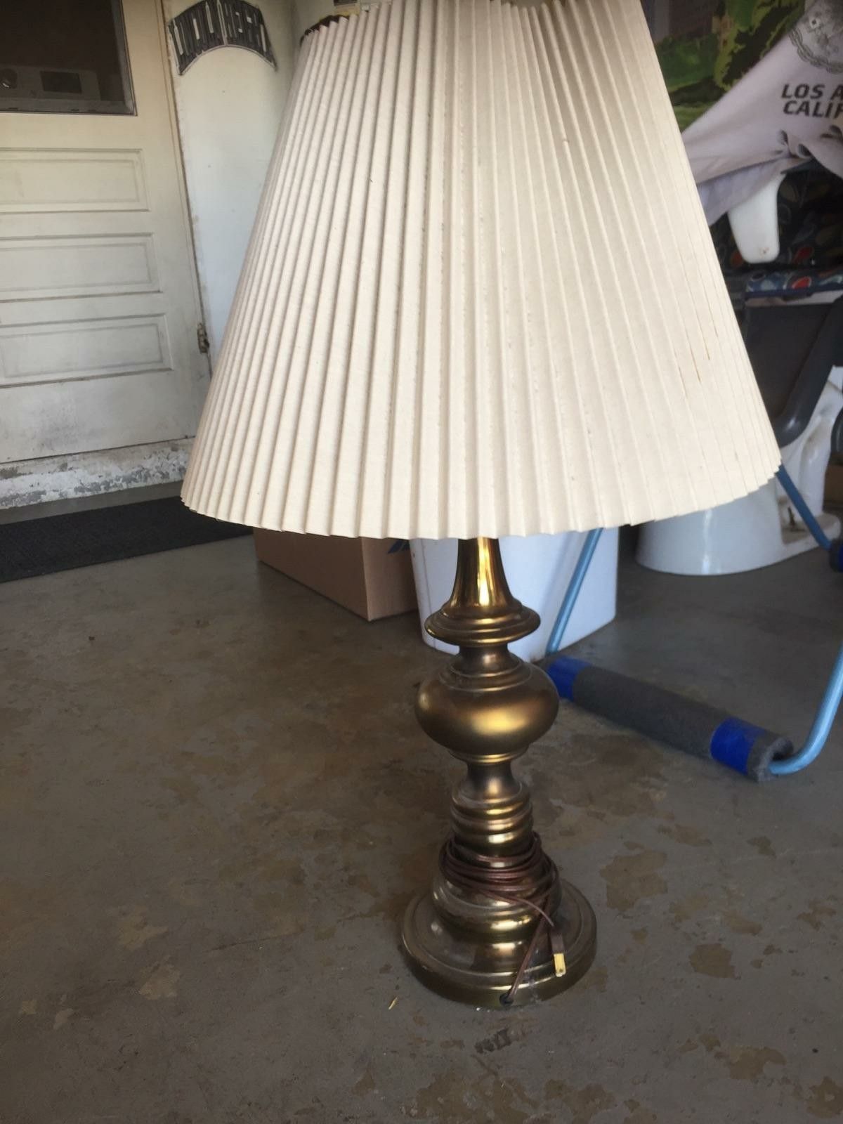 Vintage bronze lamp