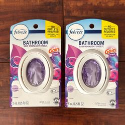 Febreze BATHROOM Air Freshener: Gain Moonlight Breeze Scent 7.5 ml Each (2 For $5)