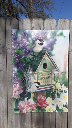Decorative Yard Flag— (#5 Chickadee Ln.)