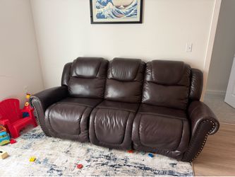 Leather couch