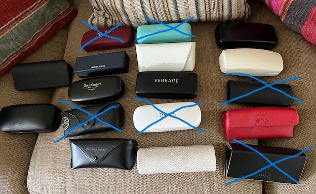 Sunglass/Eyeglass Cases - Versace, Jimmy Choo + more