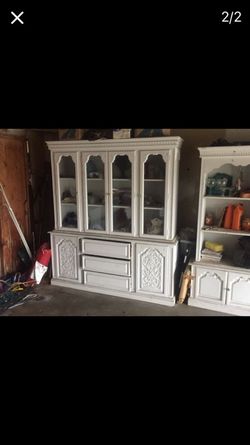 Cabinet and book shelf for sale