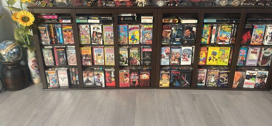 Large Collection of Assorted VHS Tapes