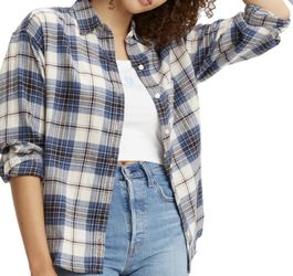 Levi's Women's Relaxed Flannel Shirt