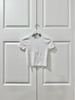 Zara White Crop Top