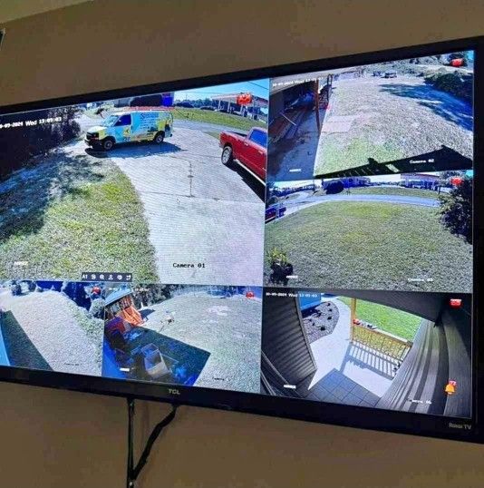 6 CAMARAS D SEGURIDAD SURVEILLANCE SYSTEMS