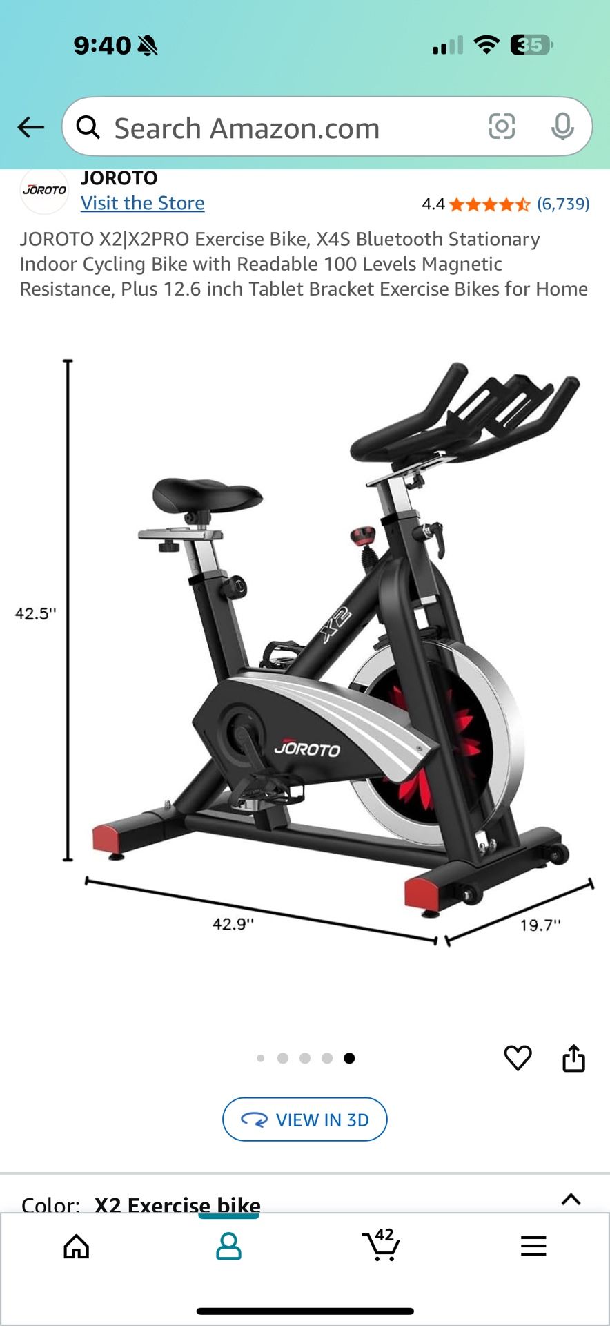 Stationary Exercise Bike