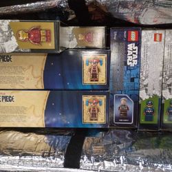 Factory Sealed Lego MARVEL and ONE PIECE prices on description