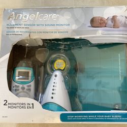 Angelcare AC401 Baby Breathing Movement and Audio Monitor with Wired Sensor Pad  * Under-the-Mattress Movement Sensor Pad – Senses each and every one 