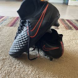 Nike Jr. Magista Obra II FG (Black/Total+Crimson)