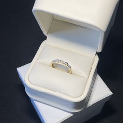 NEW 14K Solid Yellow Gold Diamond Ring | .25 CTW Lab Diamonds