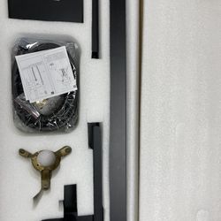 AKLFGN Single-Handle Claw Foot Tub Faucet Freestanding Floor Mount Roman Tub Faucet with Hand Shower in. Matte Black