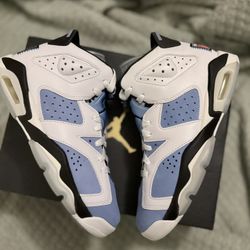 Jordan 6 Retro UNC White 
