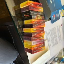 Unused DVD’s and DVCassettes