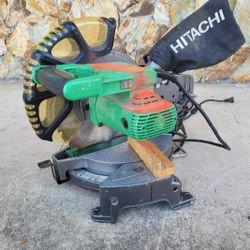 Hitachi Laser Marking Compound Saw, Wood Work Table Machine Electric Power Tool Equipment 