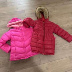 Girls Size 8 Snow Jackets 