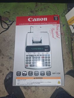 Canon 2-color Heavy Duty Desktop Printing Calculator