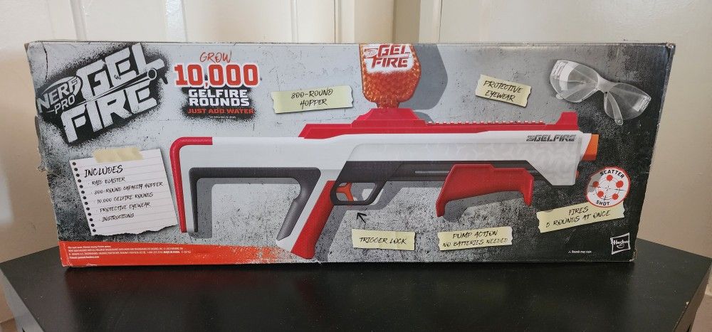 NERF PRO GEL FIRE  - MYTHIC BLASTER - 10,000 GEL ROUNDS