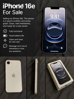 iPhone 16 e brand new