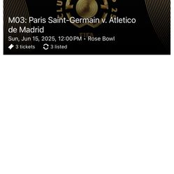 FIFA WORLD CUP PSG VS ATLETICO DE MADRID 