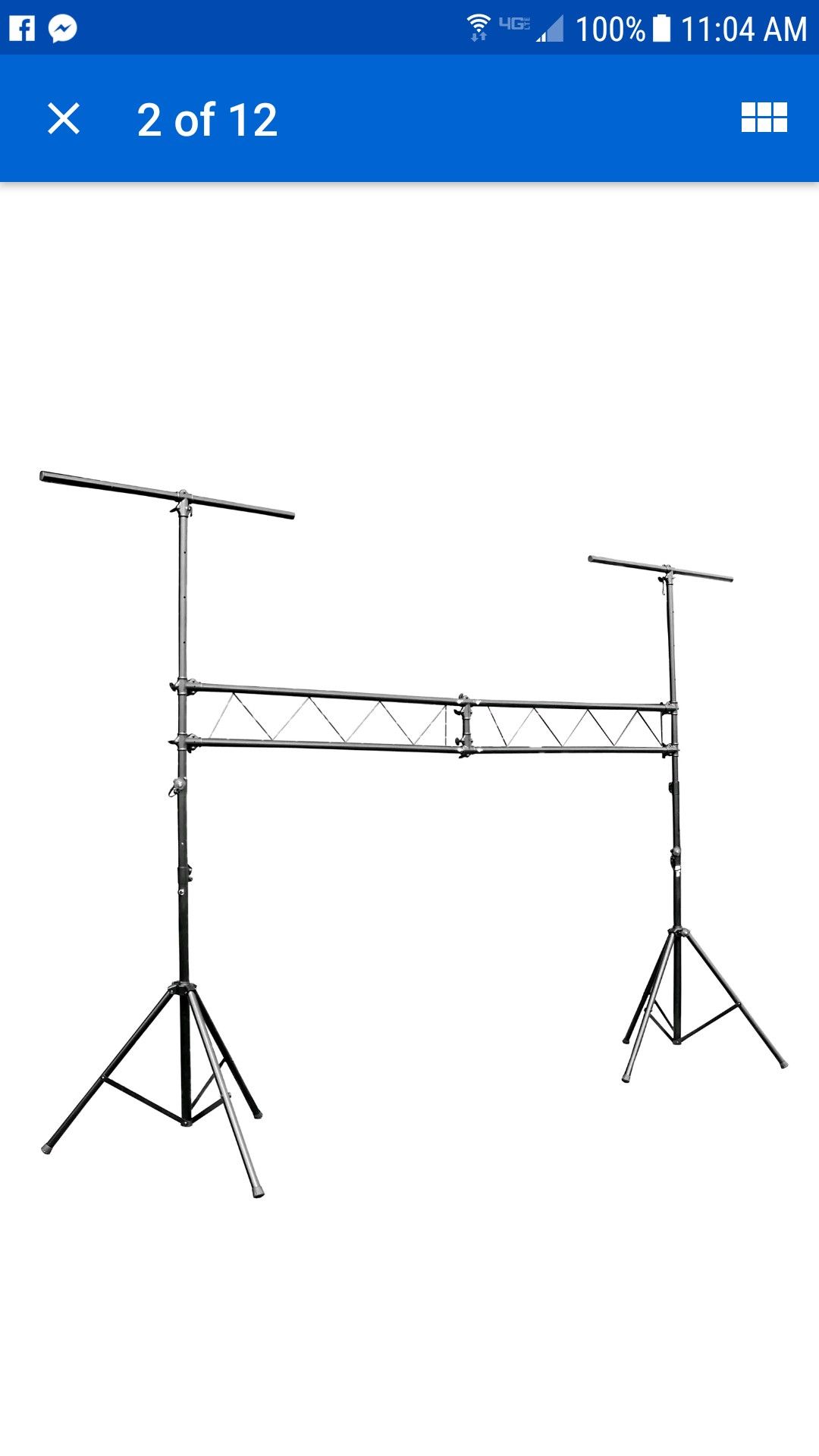 Dj light adjustable stand
