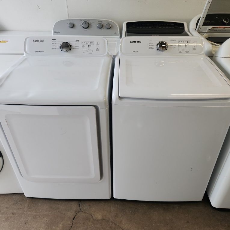 SAMSUNG WASHER AND ELECTRIC DRYER DELIVERY IS AVAILABLE AND HOOK UP 60 DAYS WARRANTY 