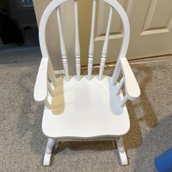 Wooden Kids Rocking Chair