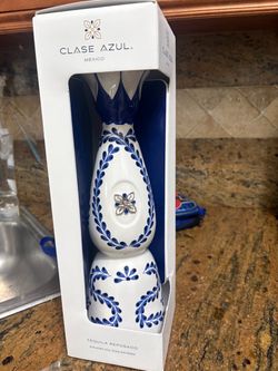 Clase Azul Reposado Tequila empty bottle