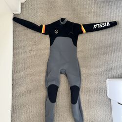 Vissla Youth Size 12 - 3/2mm Chest Zip Wetsuit - Exc. Cond.