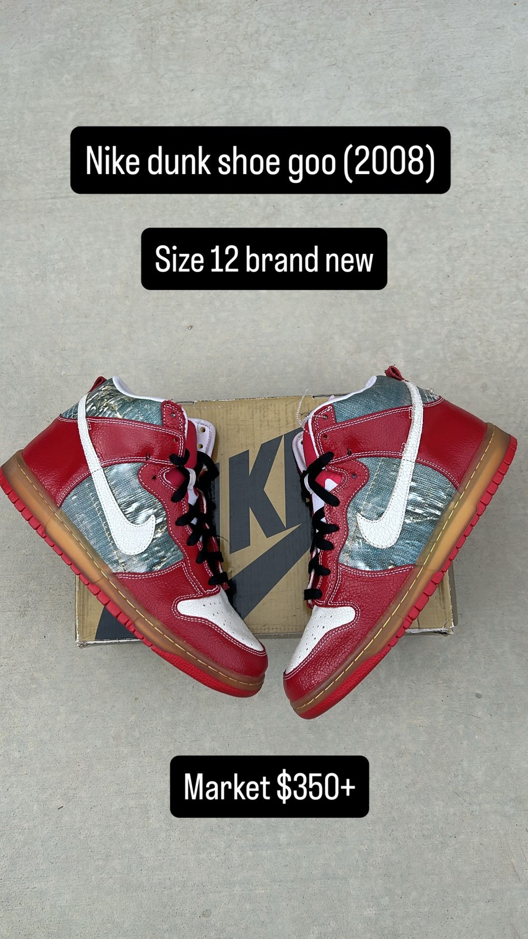 Nike Dunk High Shoe Goo