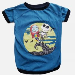 DisneyParks Nightmare Before Christmas Jack And Sally Ringer Pets Shirt  XL New